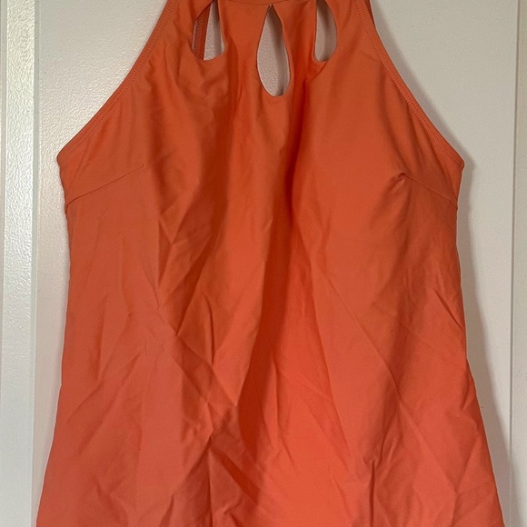 Pink/Peach Key hole Tankini - Picture 1 of 3